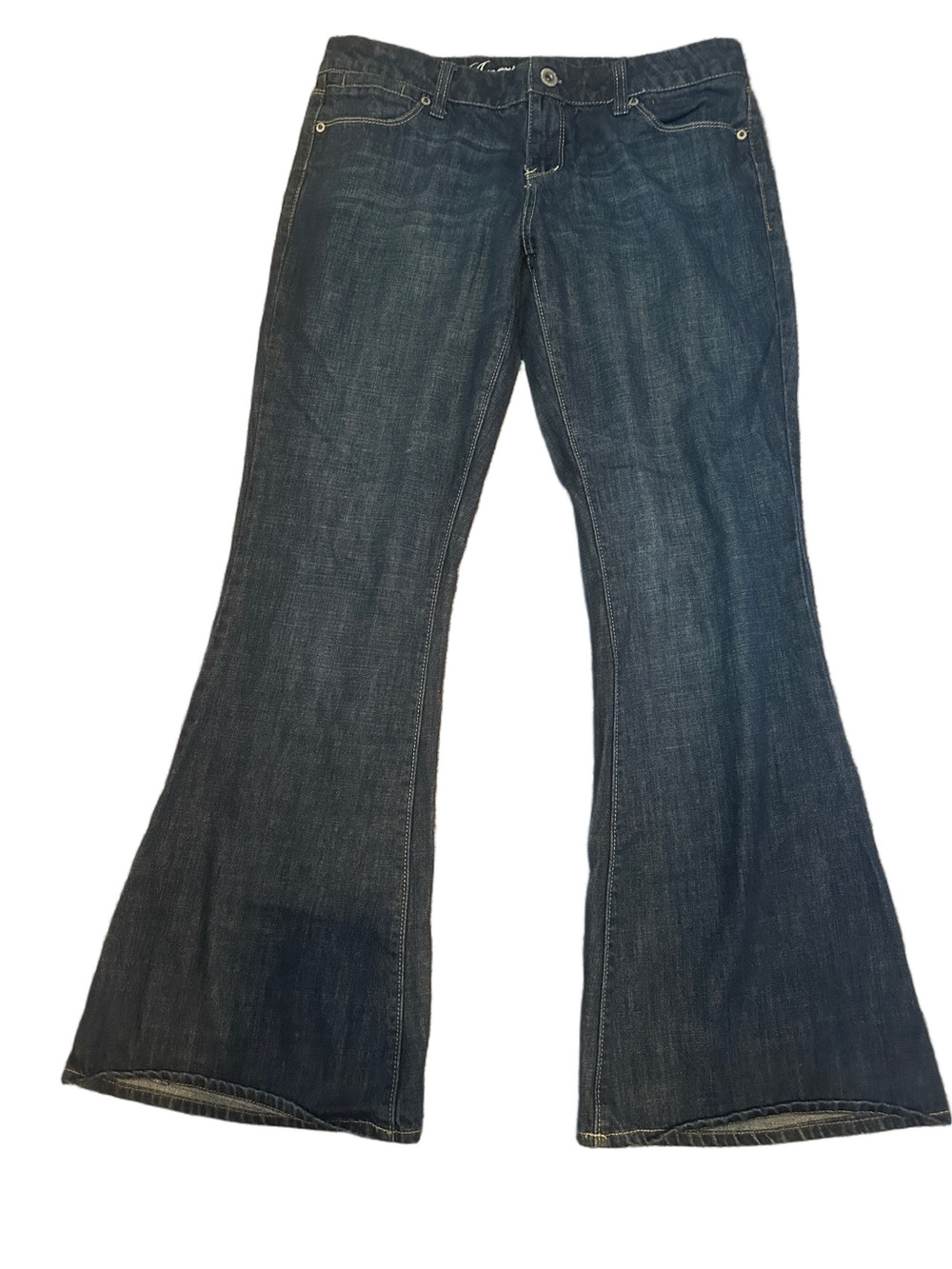 American Eagle Outfitters Flare Jeans Dark Blue Size 10